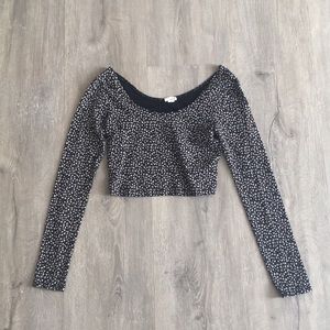 Long sleeve flower shirt